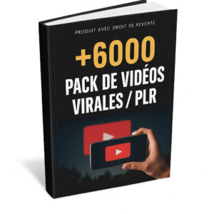 6000 PACK DE VIDEOS VIRALES / PLR