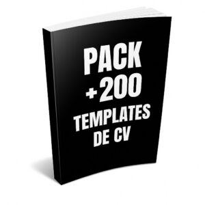 PACK +200 Templates de CV (curriculum vitæ)
