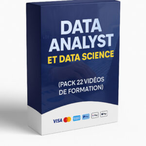 DATA ANALYST ET DATA SCIENCE ( PACK 22 VIDEOS DE FORMATION)