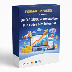 FORMATION VIDEO : De 0 à 1000 visiteurs/jour sur votre site internet