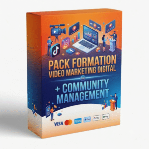 PACK FORMATION VIDEO MARKETING DIGITAL + COMMUNITY MANAGEMENT